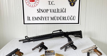 Sinop'ta Silah Kaçakçılığı Operasyonu: Üç Zanlı Yakalandı