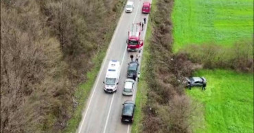 Sinop'ta Tarlaya Uçan Araçta 5 Kişi Yaralandı