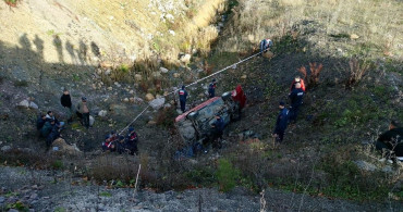 Sinop'ta Uçuruma Devrilen Araçta Sürücü Hayatını Kaybetti