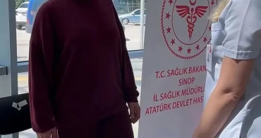 Sinop’ta vatandaşlar hareket yaşlarını öğrendi