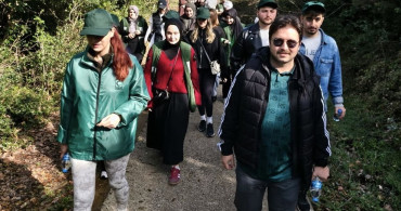 Sinop'ta Yeşilay'ın Sağlıklı Yaşam İçin Doğa Yürüyüşü