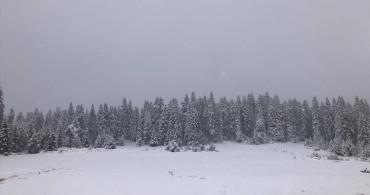 Sinop'un Türkeli İlçesinde Beyaz Örtü