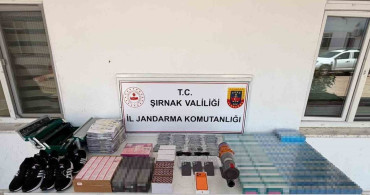 Şırnak'ta 16,7 milyon liralık uyuşturucu ve gümrük kaçağı malzeme ele geçirildi