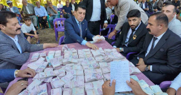 Şırnak'ta göz alıcı düğün: 6 milyon lira takı ve 35 koyun kesildi