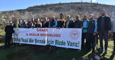 Şırnak'ta Hatıra Ormanı Kuruldu
