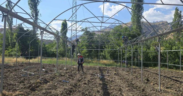 Şırnak'ta sera yatırımları yerinde incelendi