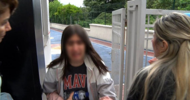 Şişli'de LGS sınavına girmeden önce yanlış okula gelen öğrenci gözyaşlarına boğuldu