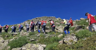 Sivas'ta 15 Temmuz anısına dağ tırmanışı düzenlendi