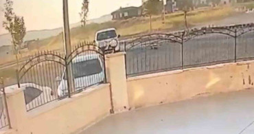 Sivas'ta kontrolden çıkan otomobil 5 araca teğet geçti