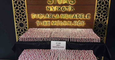 Sivas'ta Uyuşturucu Operasyonu: 133 Bin 840 Hap Ele Geçirildi