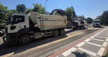 Siverek'te asfaltlama çalışmaları başladı