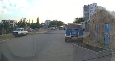 Siverek'te Bisikletli Çocuğun Yaralandığı Kaza Kamerada