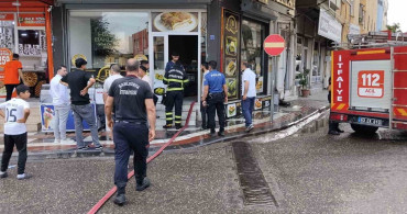 Siverek'te iş yerinde yangın paniğe neden oldu