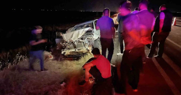 Siverek'te otomobil koyun sürüsüne daldı: 3 kişi yaralandı, 11 koyun telef oldu