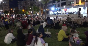 Siverek'te sıcak yaz akşamlarında sıra gecesi etkinliği