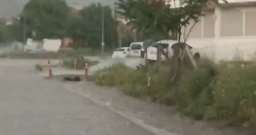 Sivrihisar'da Sağanak Yağış Sürücüleri Zorluyor