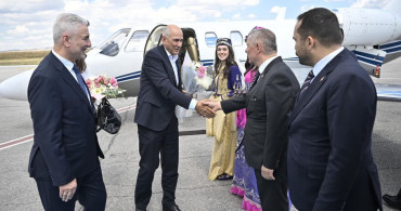 Slovakya cumhurbaşkanı pellegrini ve slovenya başbakanı jansa ankara’da