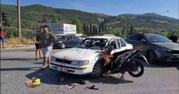 Söke'de Motosiklet ve Otomobil Çarpıştı: İki Yaralı