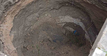 Söke'de Obruk Oluşumu Endişe Yarattı