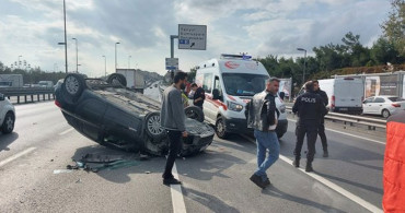 Son dakika: Avcılar’da korkutan kaza, E-5 karayolu trafiğe kapatıldı