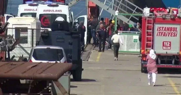 Son dakika! Tuzla tersanesindeki gemide patlama meydana geldi: Yaralılar var!