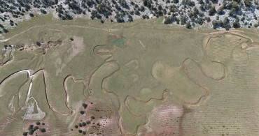 Sorgun Yaylası'nda İlkbahar Menderesleri Havadan Görüntülendi