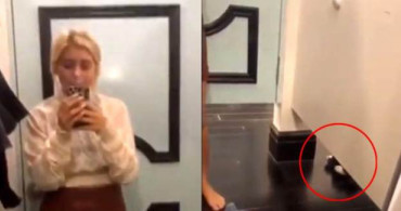 Soyunma Kabininde Kendisini Kayda Alan Adamı TikTok'ta Paylaştı