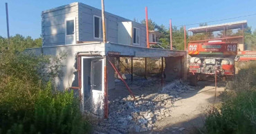 Spiral makinesinden çıkan kıvılcımlar ormanın yanmasına neden oldu: 1 gözaltı