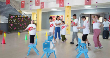 Spor festivali özel ihtiyaçlı öğrencilerin yüzünü güldürdü