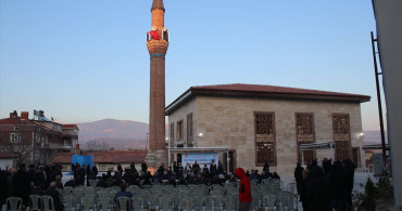 Sultan Alaaddin Camisi Kütahya'da İbadete Açıldı