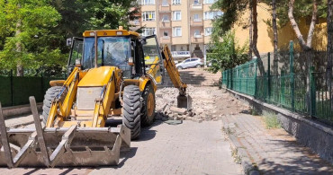 Sungurlu'da Çorum FK Sokağı projesi için çalışmalar başladı