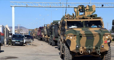 Suriye Sınırına Askeri Sevkiyat Yapıldı