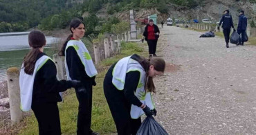 Süzmen Göleti'nde Çevre Temizliği