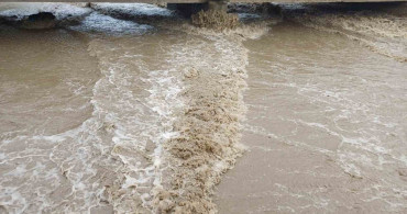 Tabakhane Deresi'nde Su Seviyesi Yükseldi