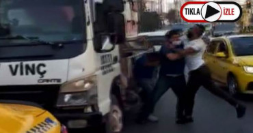 Taksici ve Çekici Şoförünün Yol Kavgası