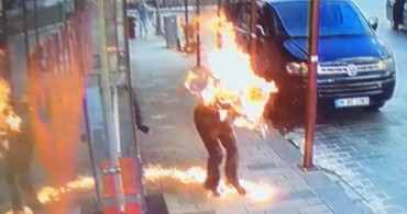 Taksim Meydanı'nda Kardeşini Yaktı