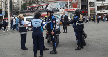 Taksim'de Dilencilere Operasyon