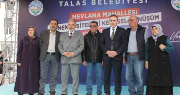Talas'ta Kentsel Dönüşüm, 60 Aile Yeni Evine Kavuştu