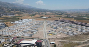 Tam 57 futbol sahası büyüklüğünde: Kahramanmaraş konteyner kentte sona gelindi