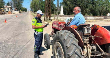 Tarım sezonunun başlamasıyla traktörler denetlendi