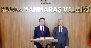 Tarım ve Orman Bakanı Yumaklı Kahramanmaraş'ta Ziyaretler Gerçekleştirdi