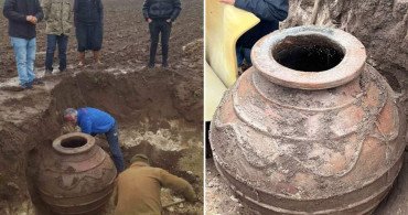 Tarla sürerken bulundu: Hemen koruma altına alındı
