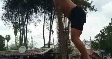 Tarsus'ta Şelaleden Suya Atlayan Kişiye Ceza Kesildi