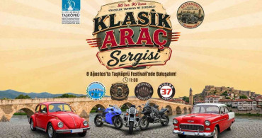 Taşköprü uluslararası kültür ve sarımsak festivali’nde klasik araç sergisi düzenlenecek