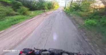 Tavşan Atlayan Scooter Kazası Macaristan'da Gerçekleşti