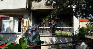 Tavşanlı'da Balkon Yangını Panik Yarattı