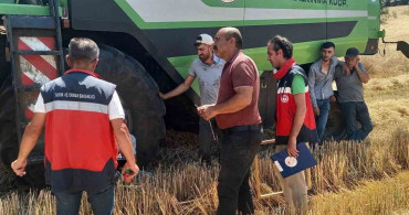 Tavşanlı’da biçerdöver kontrolleri devam ediyor
