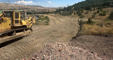 Tavşanlı'da orman yangınlarına karşı güvenlik şeridi oluşturuldu