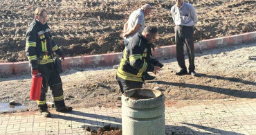 Tavşanlı'da vatandaşların dikkati facianın önüne geçti