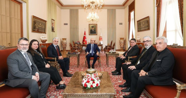 TBMM Başkanı Kurtulmuş, ATİB Genel Başkanı Cengiz'i Ağırladı